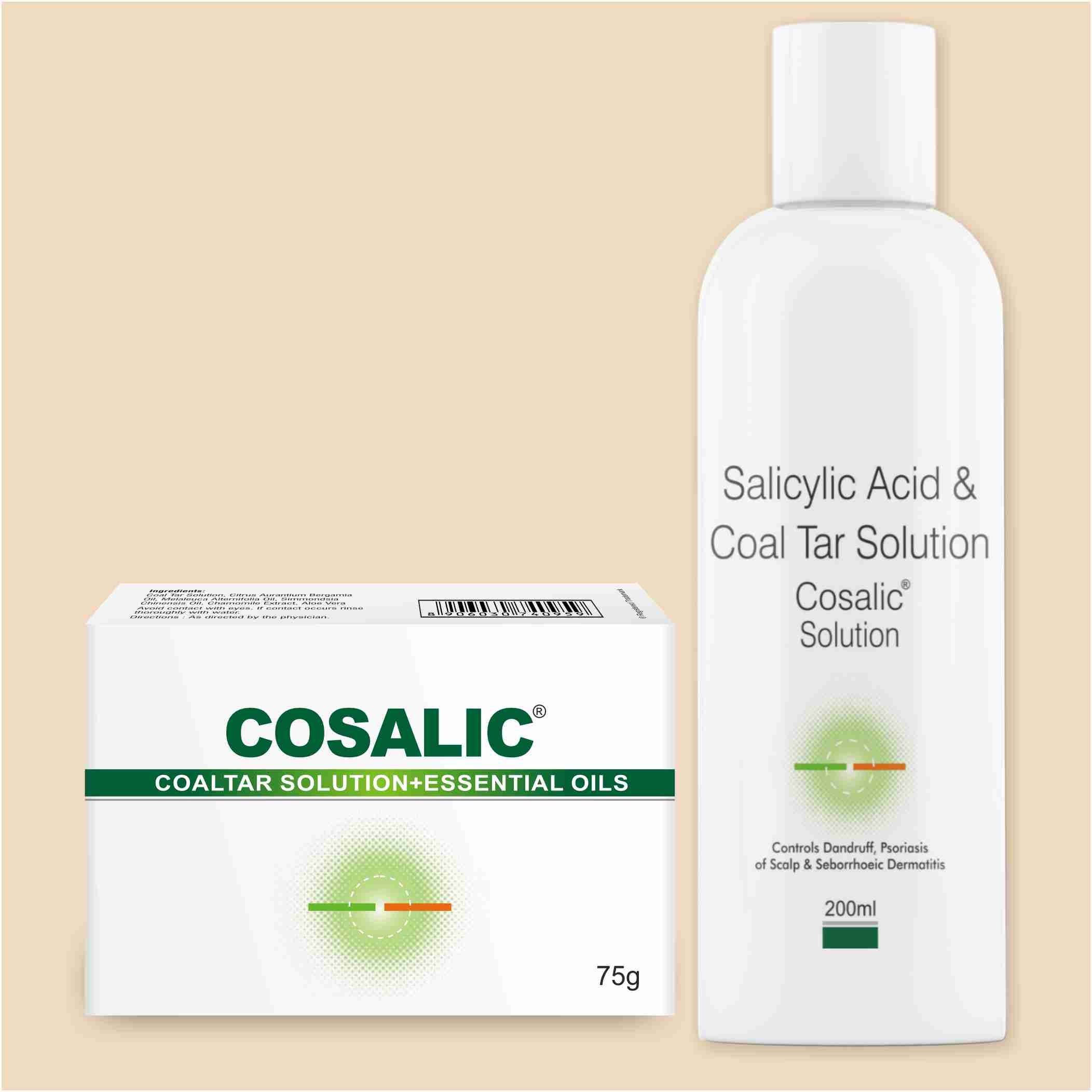 Salve Cosalic Cosalic Coaltar Soap and Ointment Combo