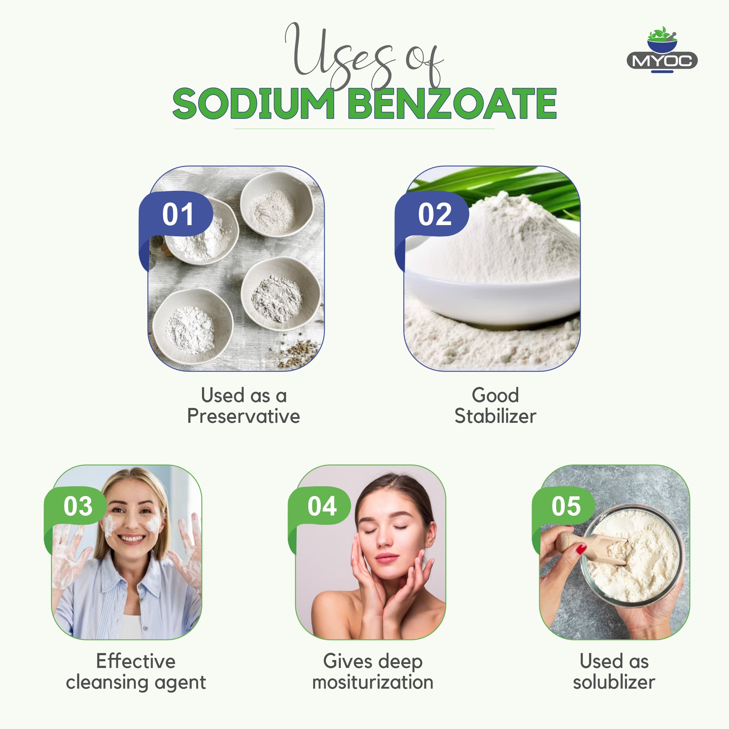 Salvia Cosmetic Raw Material Sodium Benzoate