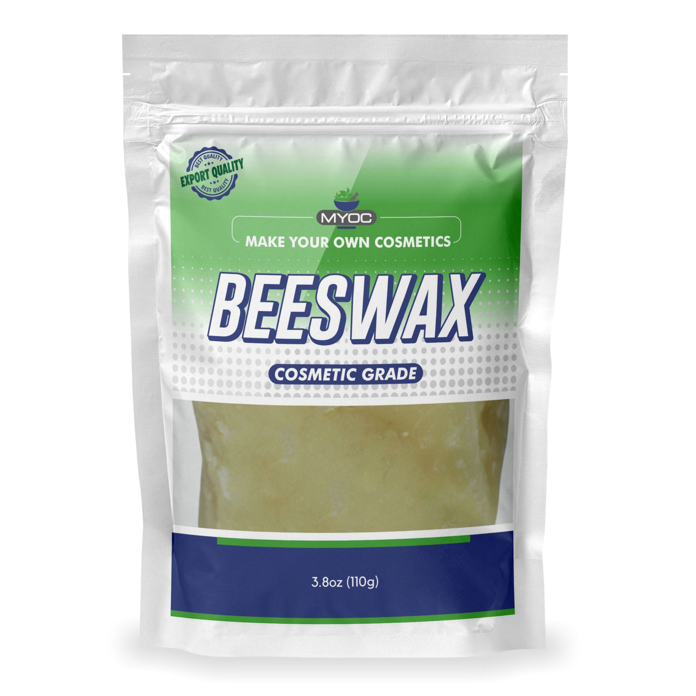 Salvia Cosmetic Raw Material,Texturizers & Fillers Myoc Pure Raw Beeswax (110gm)