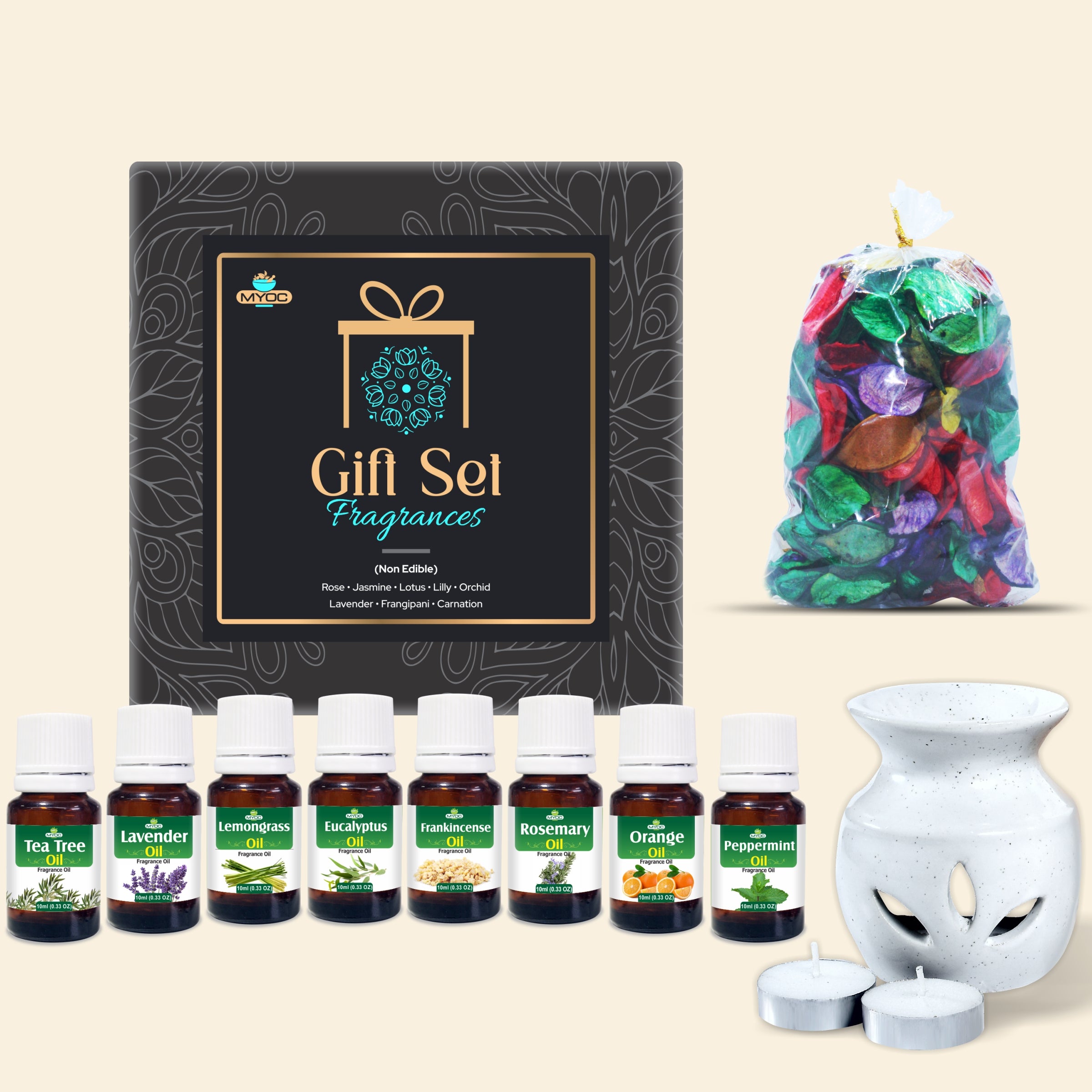 Salvia Essential Oils Gift Combo Kit (Set of 8)