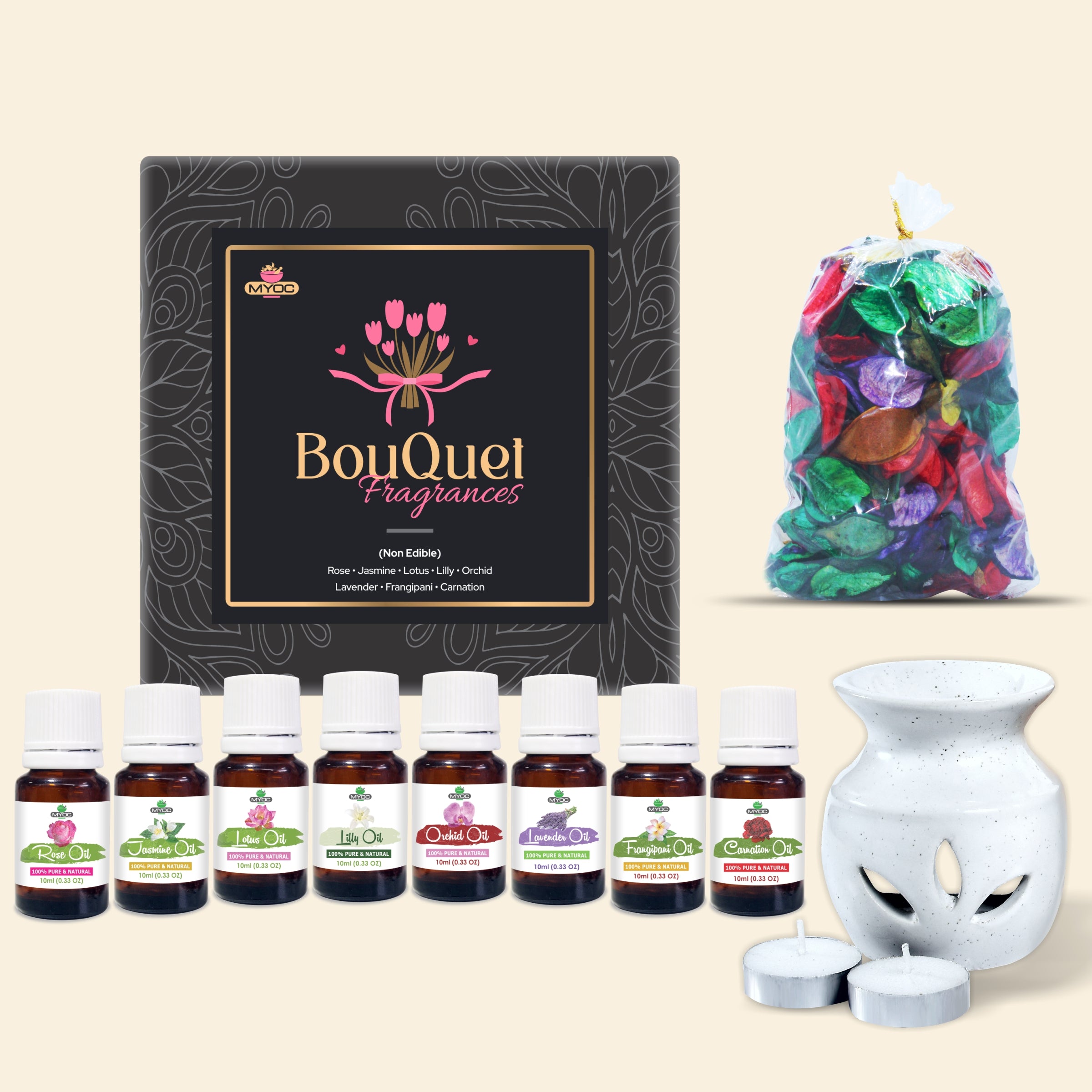 Salvia Gifts,Fragrances Oil Set,Aromatherapy Combo Bouquet Fragrances Gift Set  Combo Kit