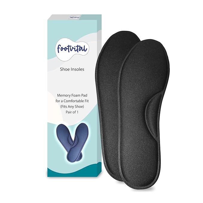 Shoprythm foot Vital 6 / Black Memory Foam Shoe Insoles