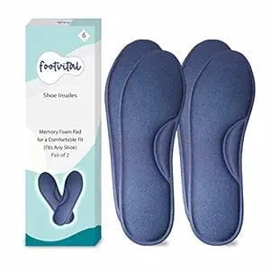 Shoprythm foot Vital 6 / Blue / Pack of 2 Memory Foam Shoe Insoles