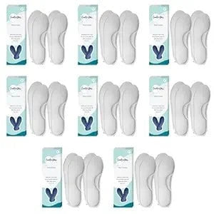 Shoprythm foot Vital 6 / White / Pack of 8 Memory Foam Shoe Insoles