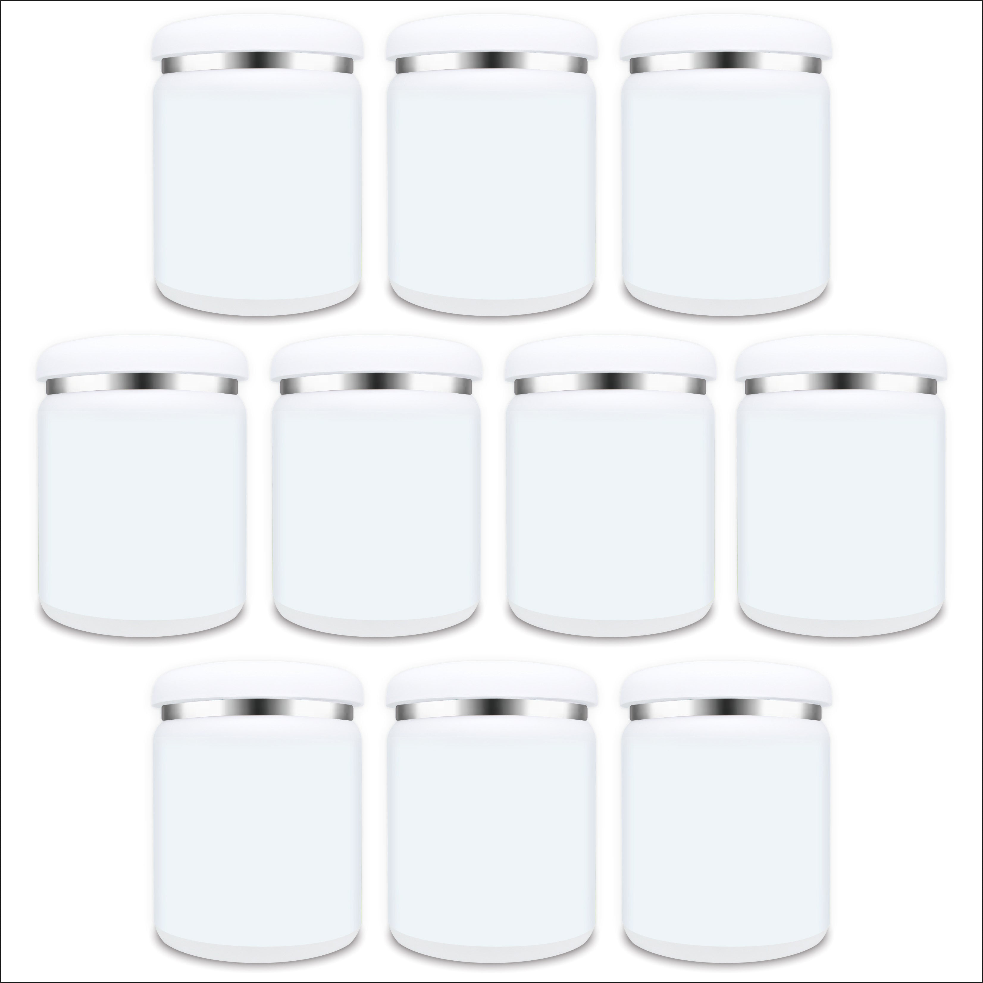 Shoprythm Pack of 10 PARASOFT EMPTY JAR 500gm