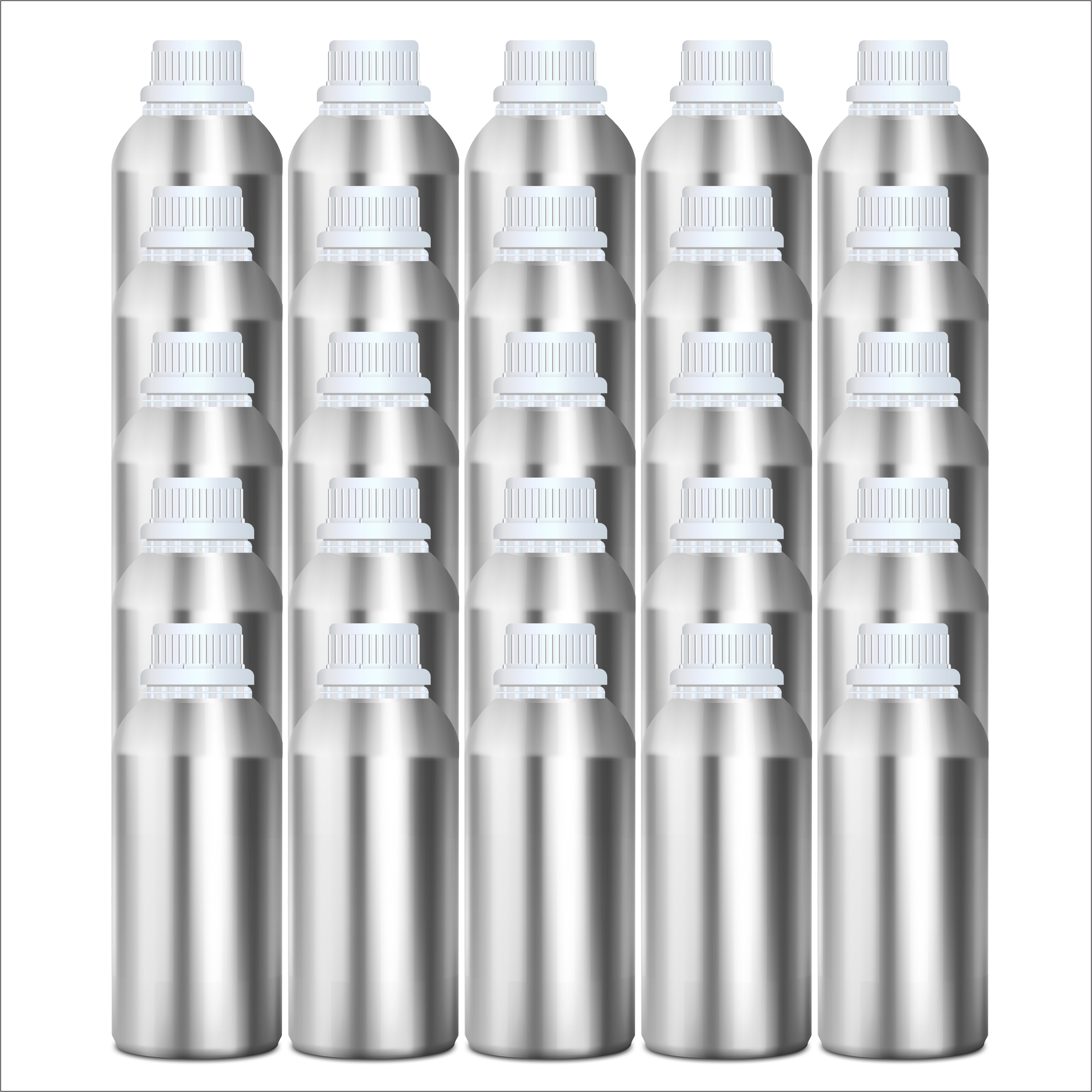 Shoprythm Pack of 25 ALUMINIUM BOTTLE 500ML