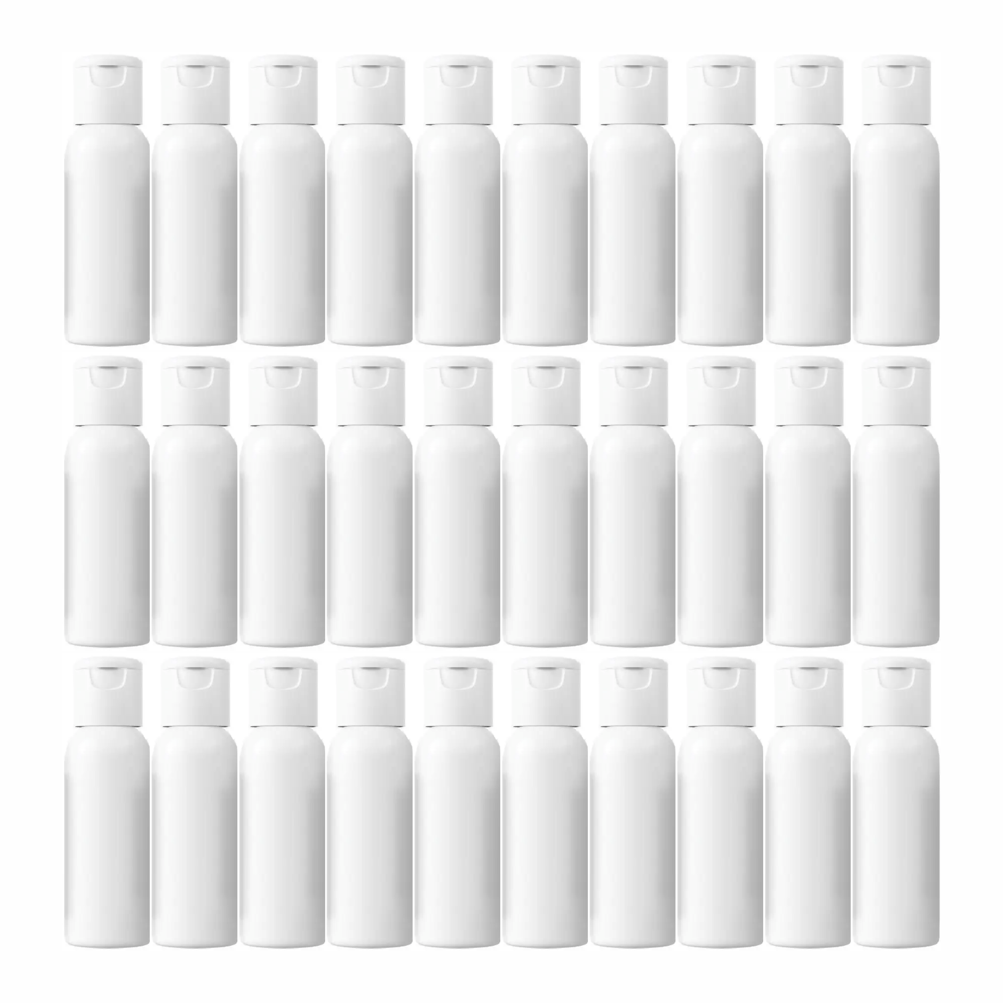 shoprythm Packaging,Plastic Travel Bottles Pack of 60 Plastic Empty FlipTop Bottles 30ml