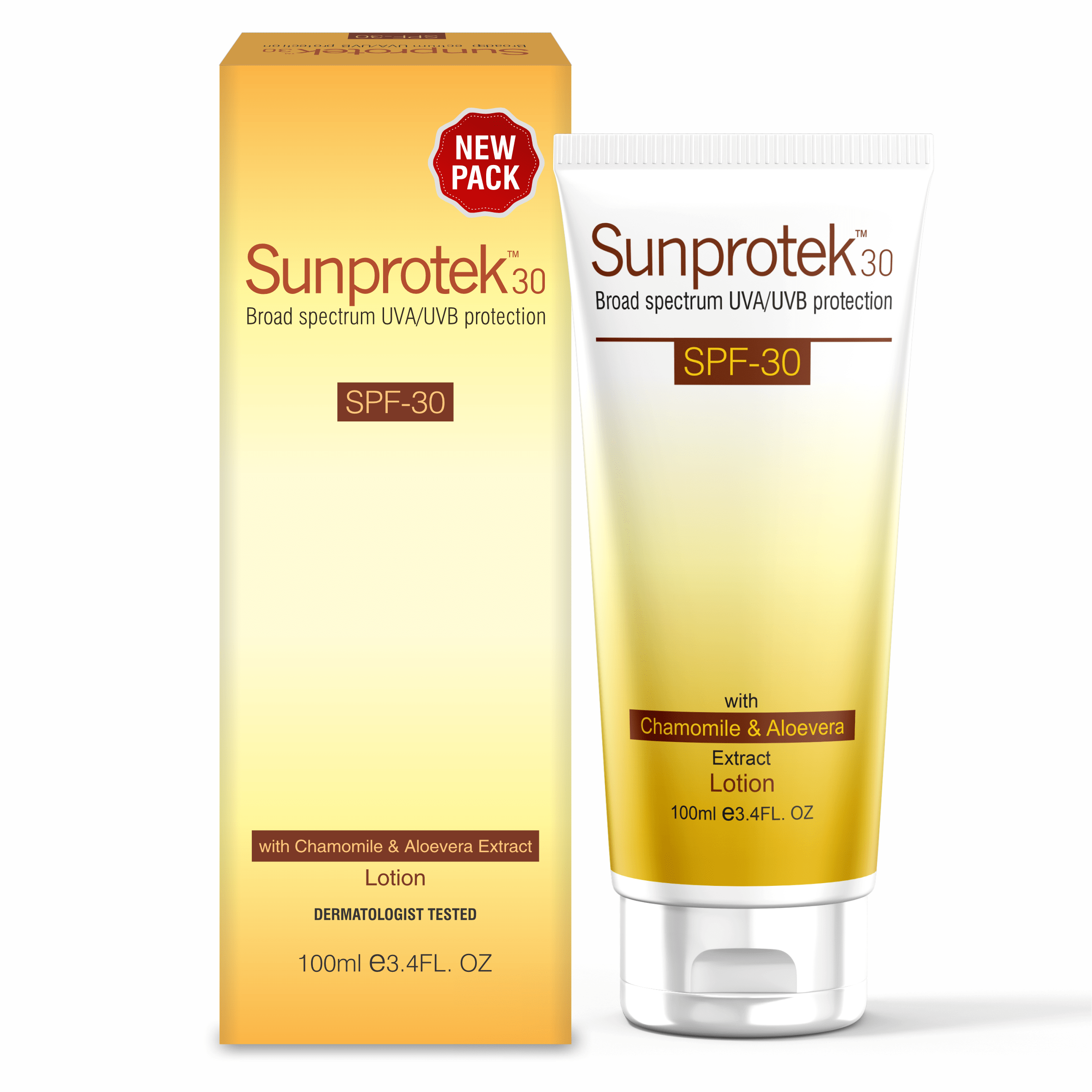 Shoprythm Sun Care,Sunprotek,Sunscreen Lotion 100ml Salve Sunprotek SPF-30 Lotion 100ml