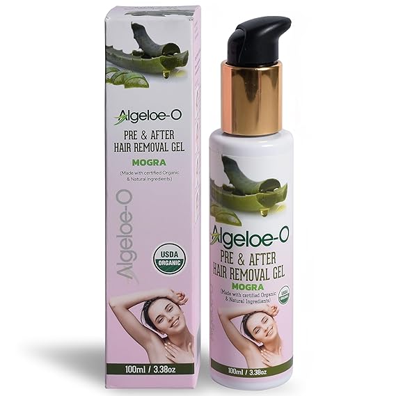 shoprythmindia Algeloe ALGELOE-O Gel Pre & After Hair Removal Mogra