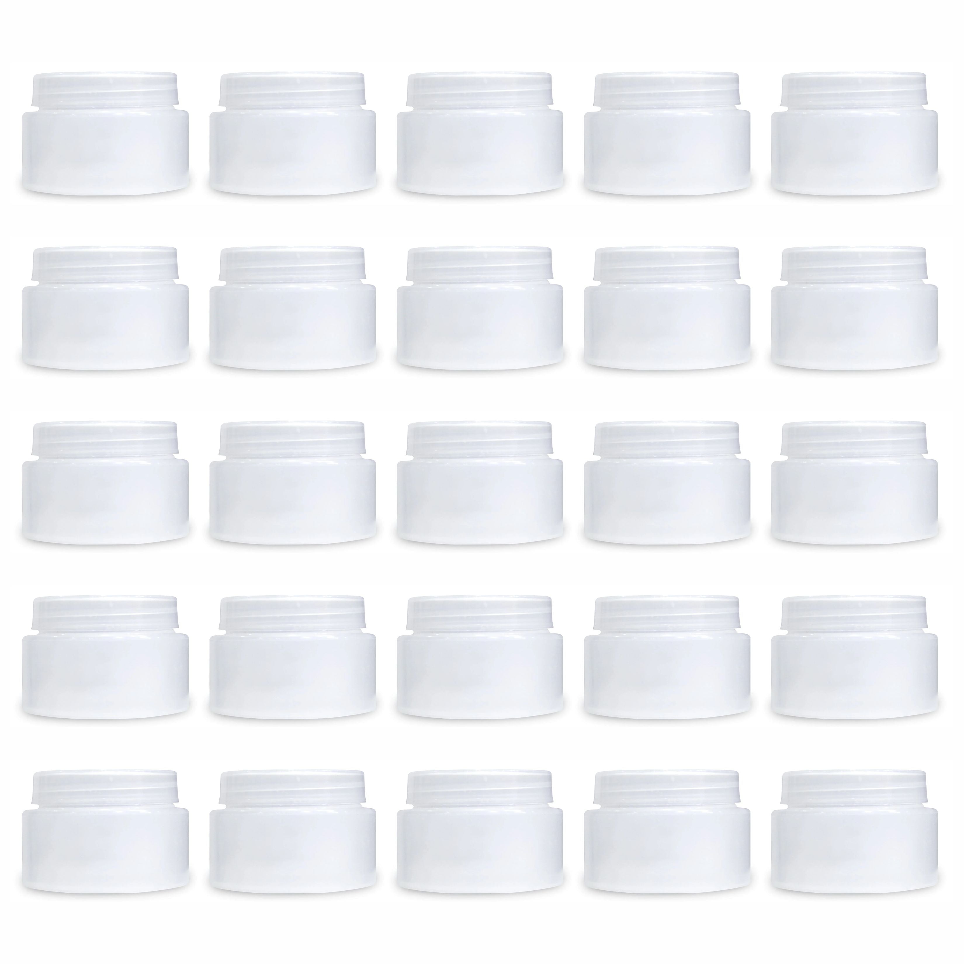 shoprythmindia Cosmetic Jar,Cosmetic Jar Pack of 25 COSALIC EMPTY JAR 50g