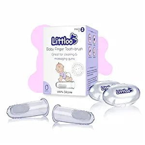 Littloo Littloo Baby Finger Toothbrush Pack of 2